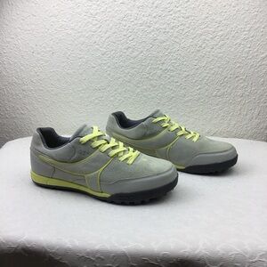 Kicker Golf Women’s Shoes Size 10 Leather Grey/Lime Suede Sneakers